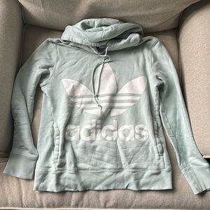 Adidas Women’s Hooded Sweatshirt, XS, Mint Green - perfect condition!